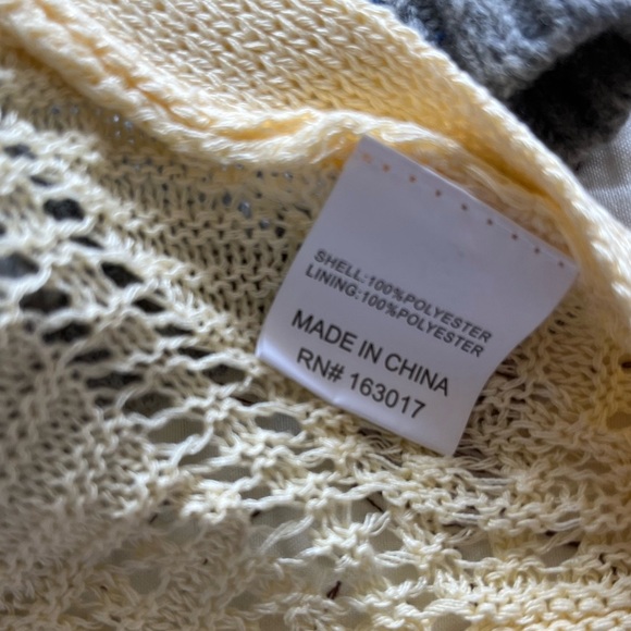 NWT Princess Polly Cropped crochet knit yellow top - Picture 6 of 14